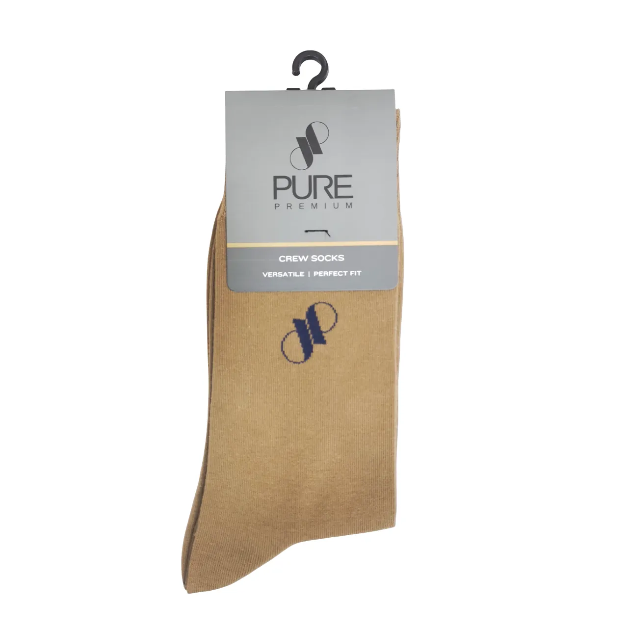 Pure Premium Tan Basic Socks