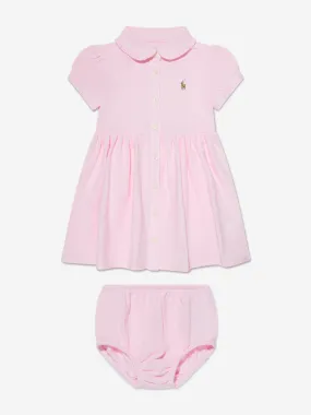 Ralph Lauren Baby Girls Cotton Oxford Dress