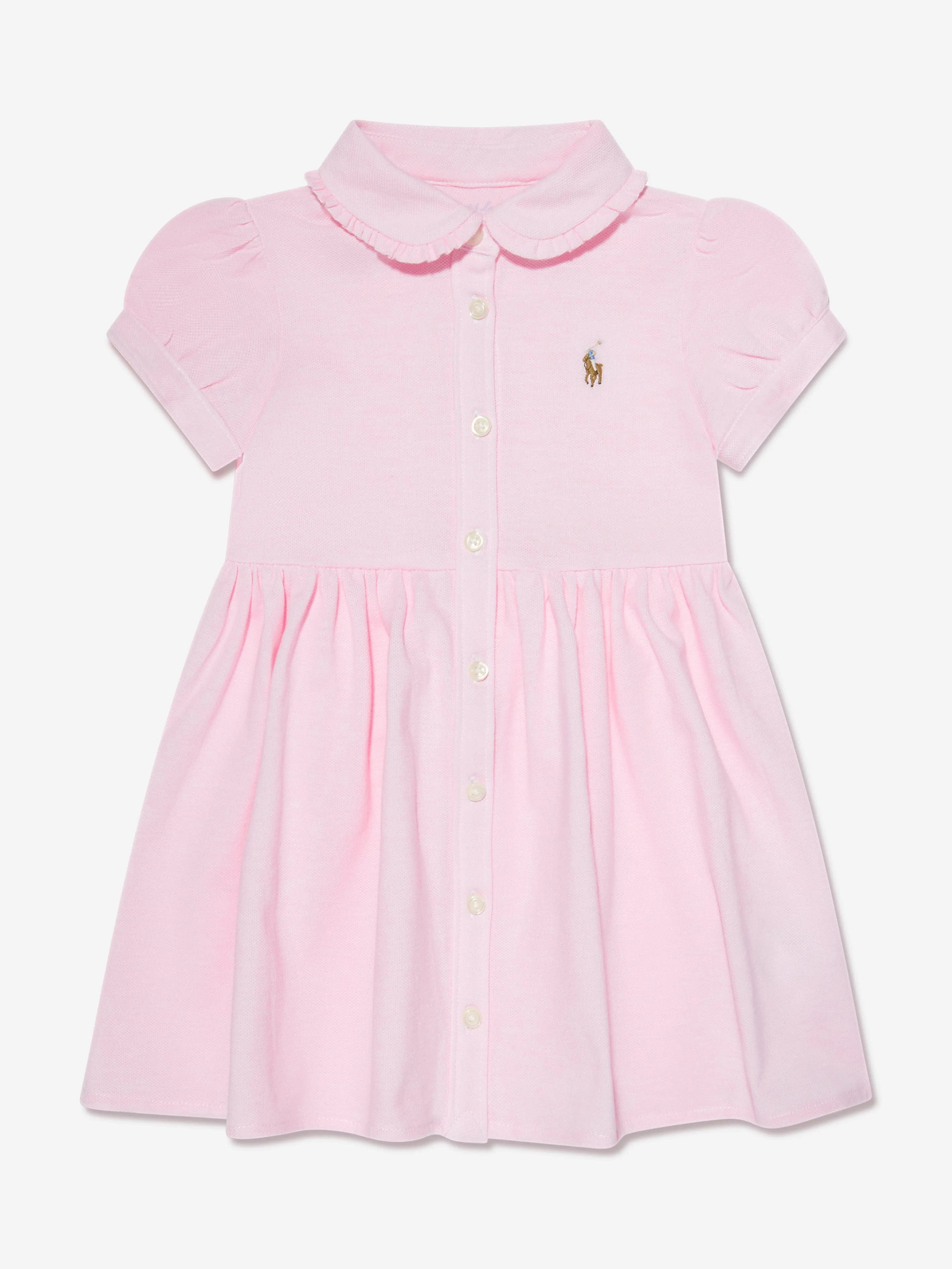 Ralph Lauren Baby Girls Cotton Oxford Dress