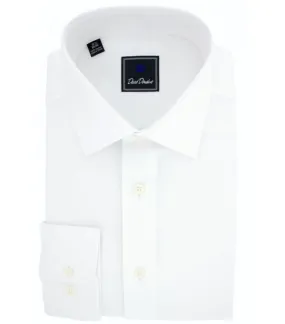 Royal Oxford Barrel Cuff Regular Fit Dress Shirt - Solid White