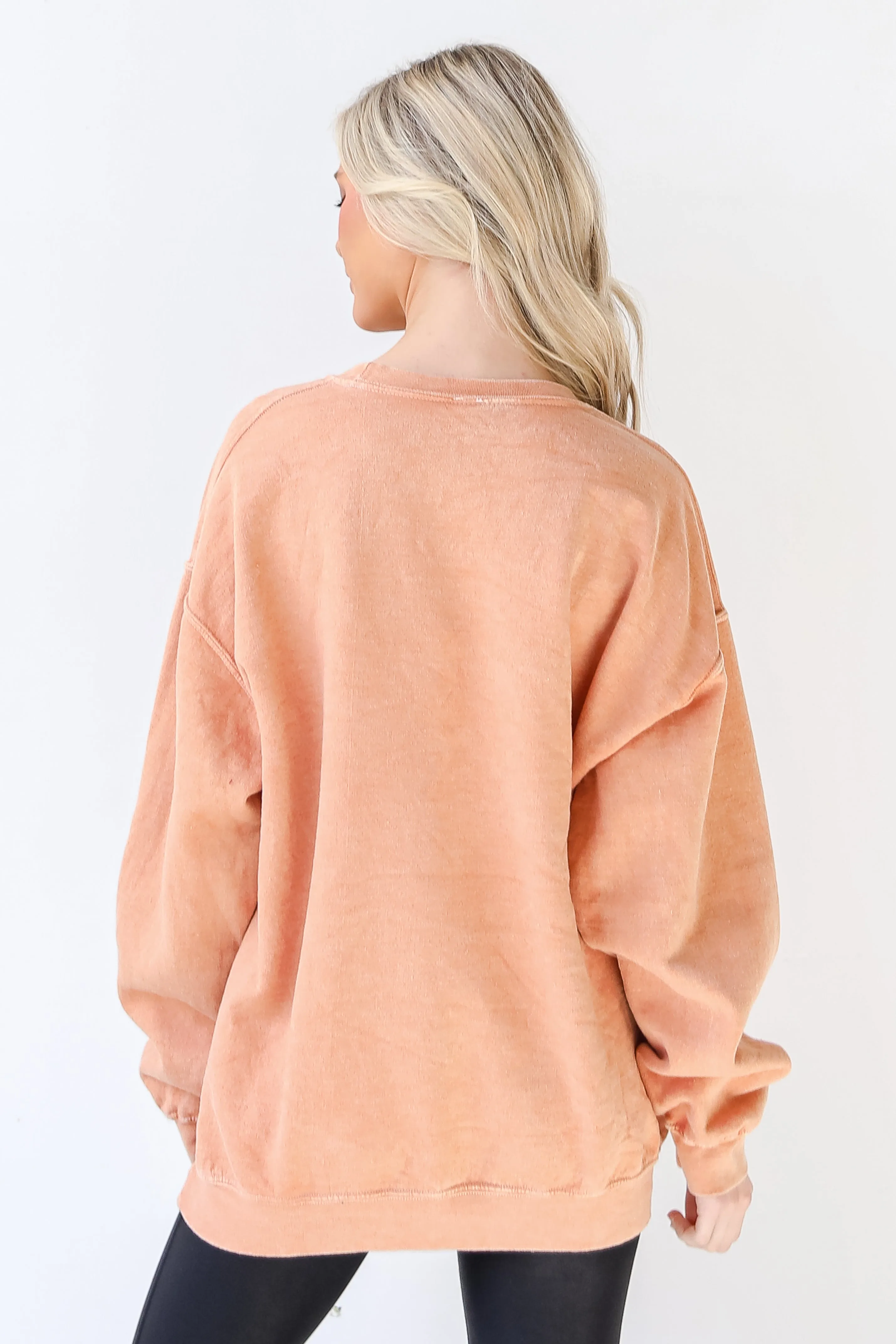 Smiley Face Oversized Pullover