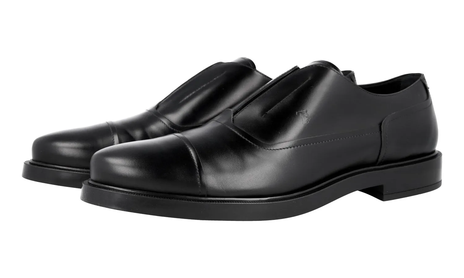 Tod's Men's Black Leather Business Shoes XXM09A