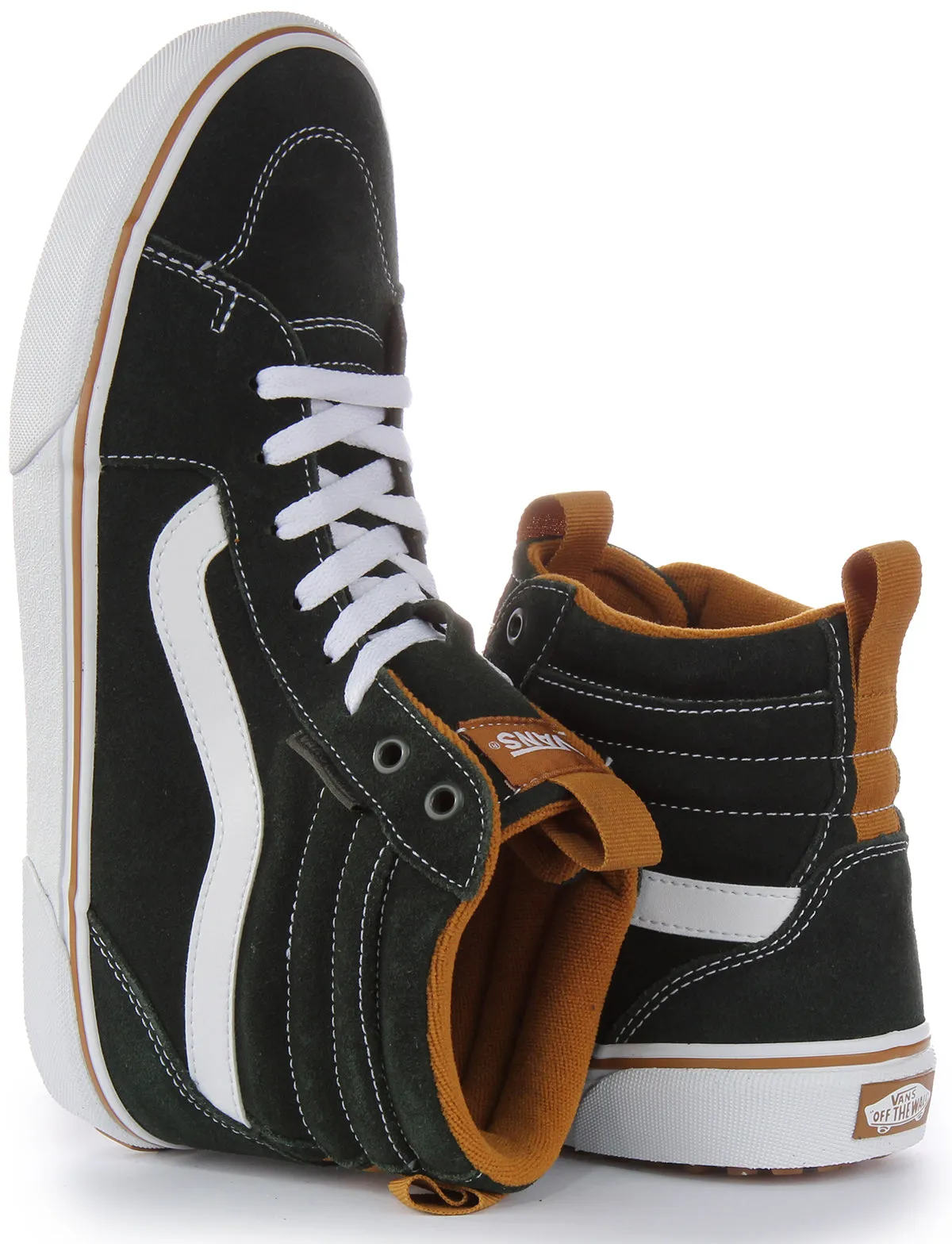 Vans Filmore Hi Vegan In Dark Green For Men