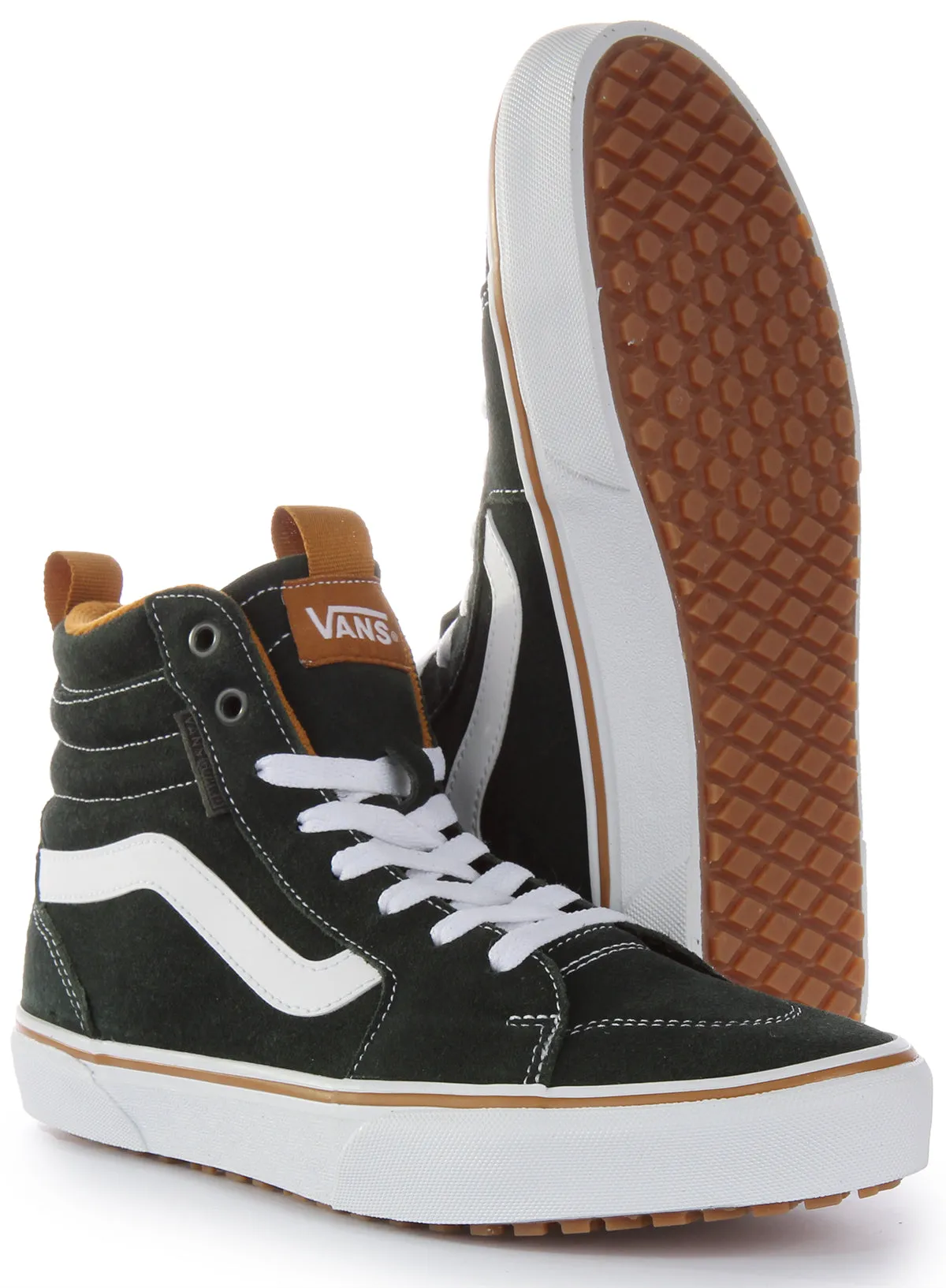 Vans Filmore Hi Vegan In Dark Green For Men