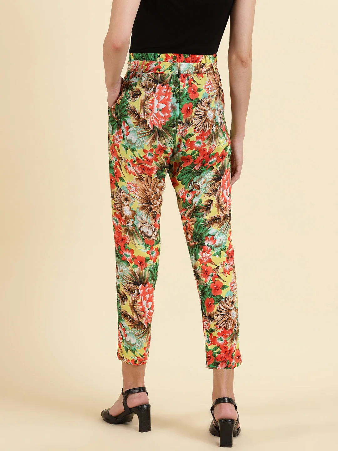 Women's Multi Printed Trouser